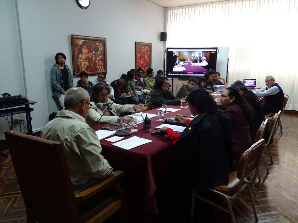 Transmisión EN VIVO de la Sesión Ordinaria del Consejo de Facultad del 13/12/17