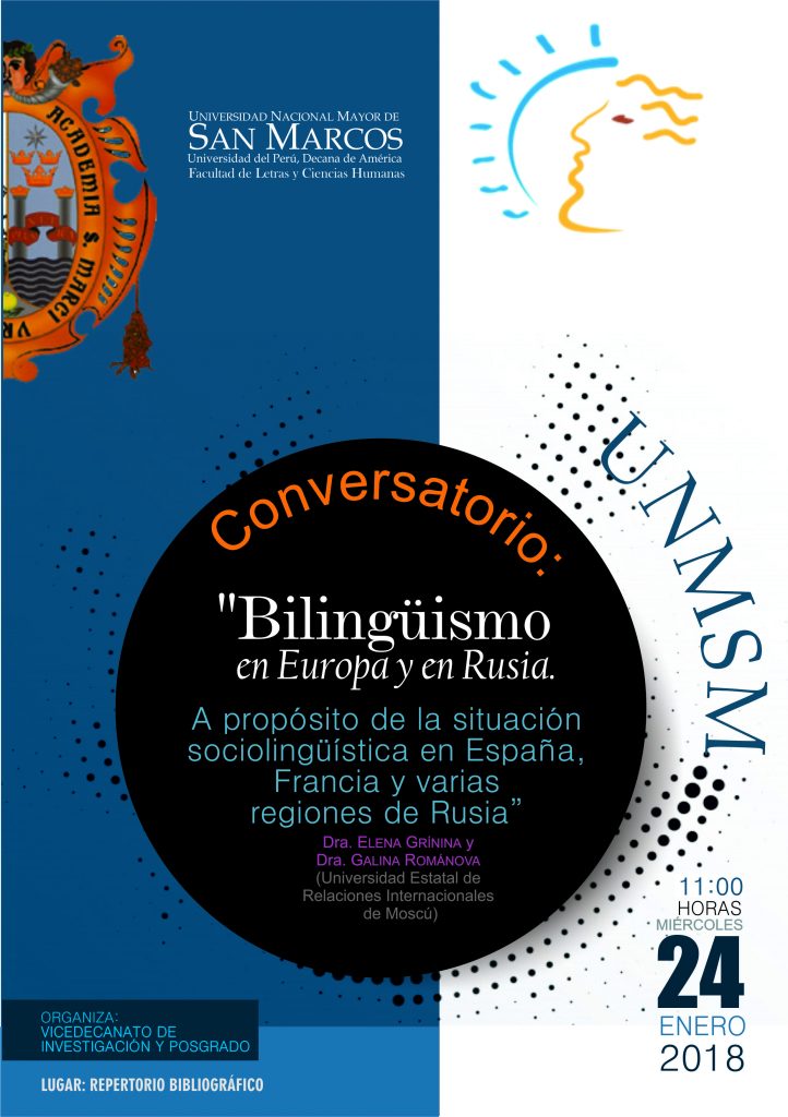 Conversatorio: Bilingüismo en Europa y en Rusia