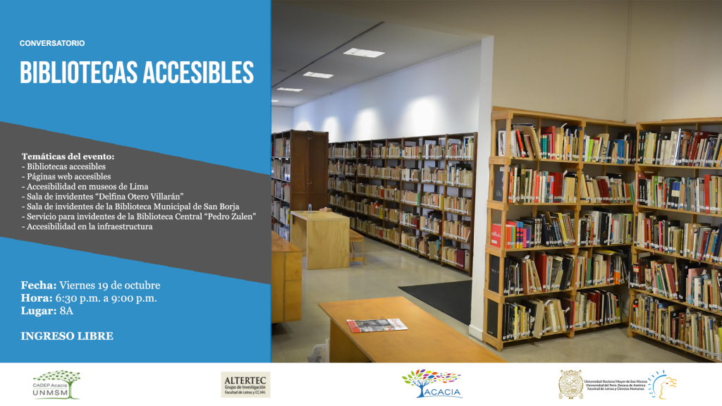 Conversatorio «Bibliotecas accesibles»