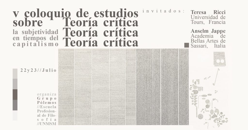 V Coloquio de Estudios sobre Teoría crítica
