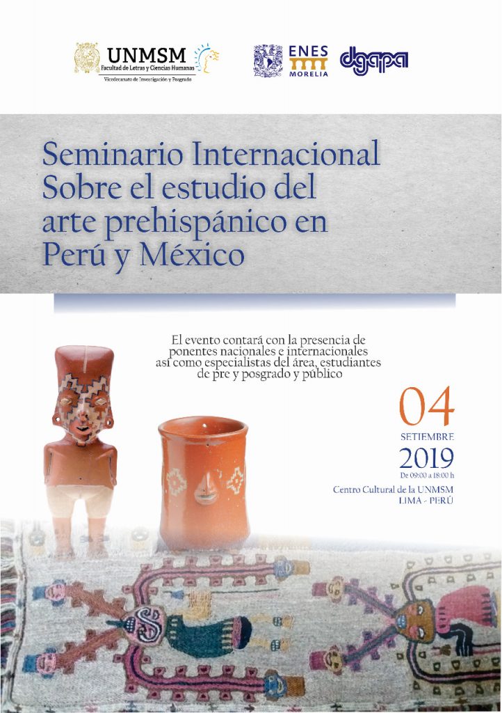 «Seminario Internacional sobre el estudio del arte prehispánico en Perú y México.»