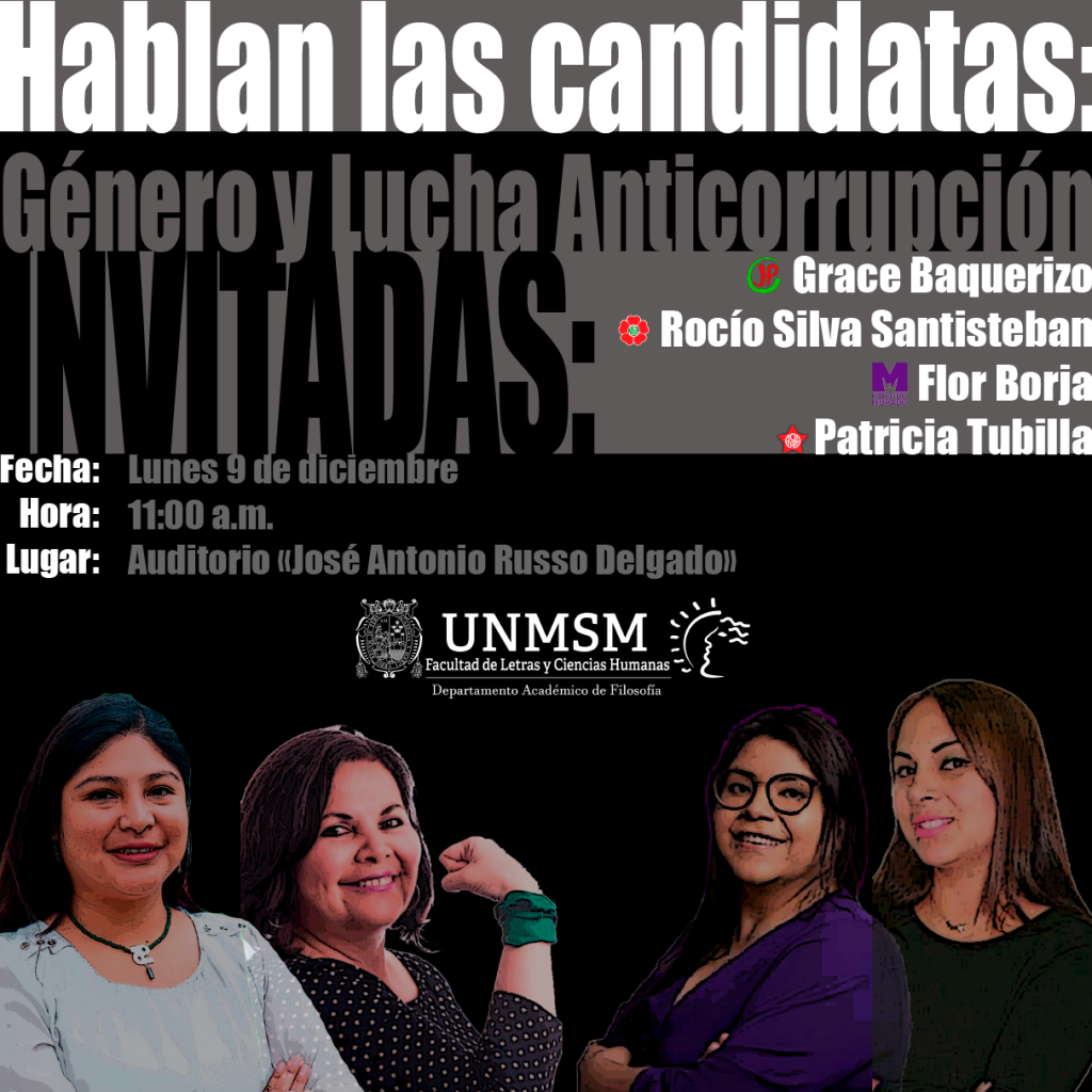Las candidatas hablan: género y lucha anticorrupción
