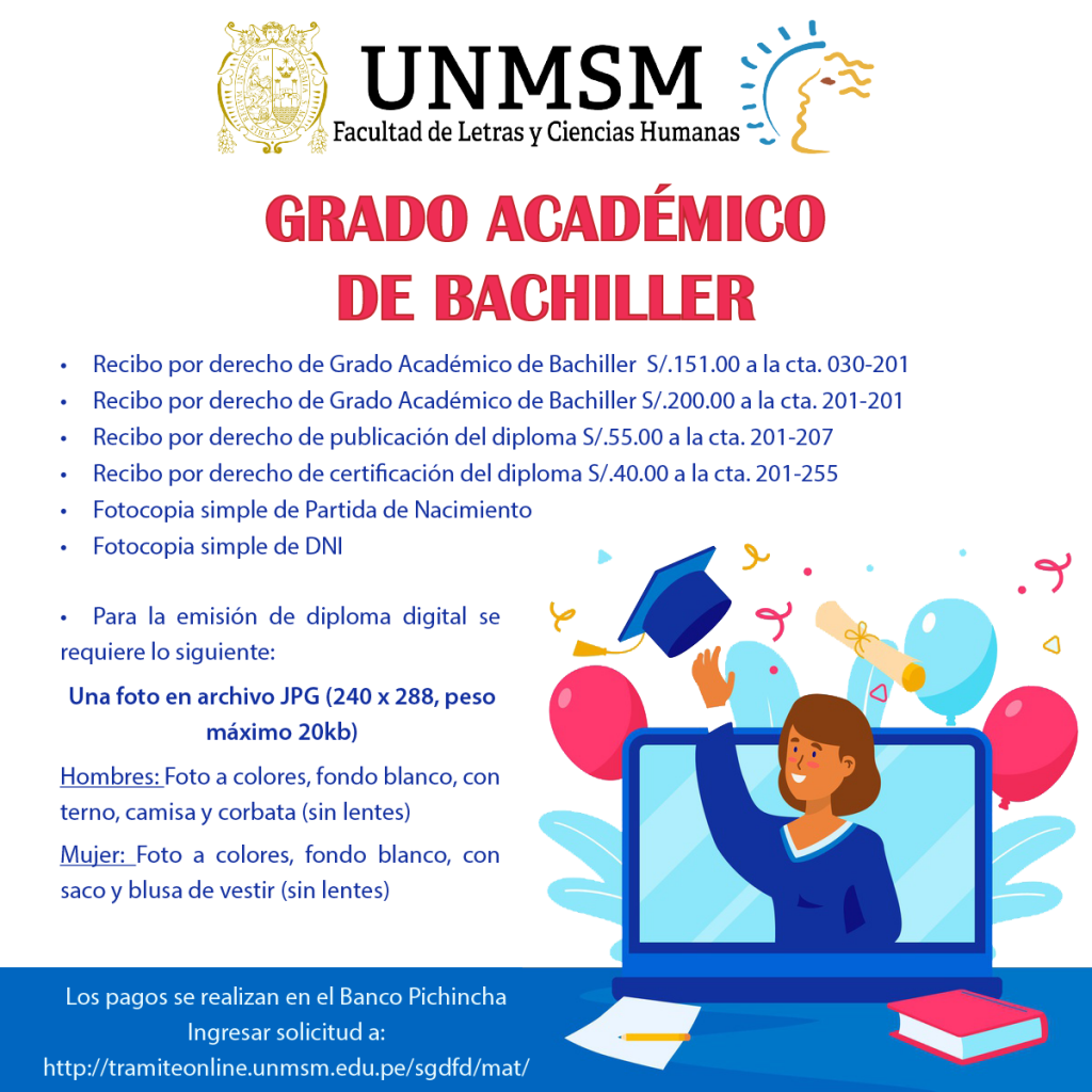 PROCEDIMIENTOS PARA OBTENCIÓN DE DIPLOMA DE BACHILLER Y TÍTULO ...