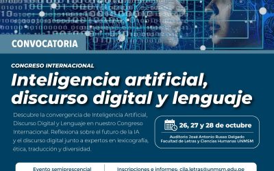 Congreso Internacional “Inteligencia artificial, discurso digital y lenguaje” (modalidad semipresencial)