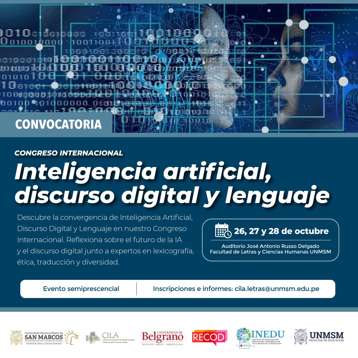 Congreso Internacional “Inteligencia artificial, discurso digital y