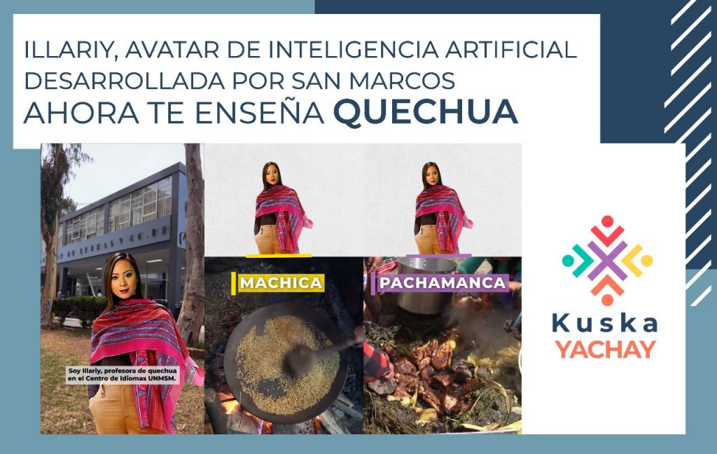 De presentadora de noticias a Tiktokera : ILLARIY, AVATAR DE INTELIGENCIA ARTIFICIAL DESARROLLADA POR SANMARCOS AHORA TE ENSEÑA QUECHUA