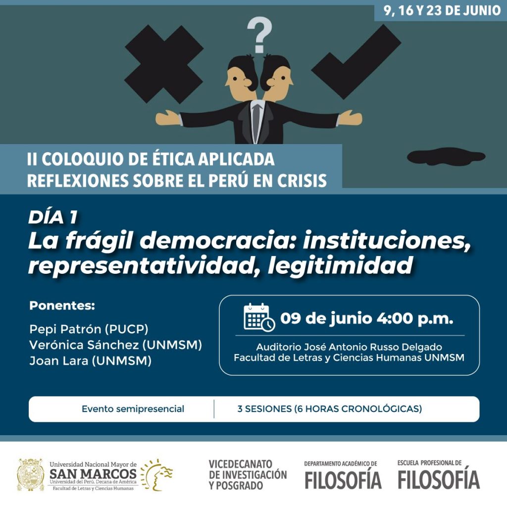 II Coloquio de Ética Aplicada «Reflexiones sobre el Perú en crisis»