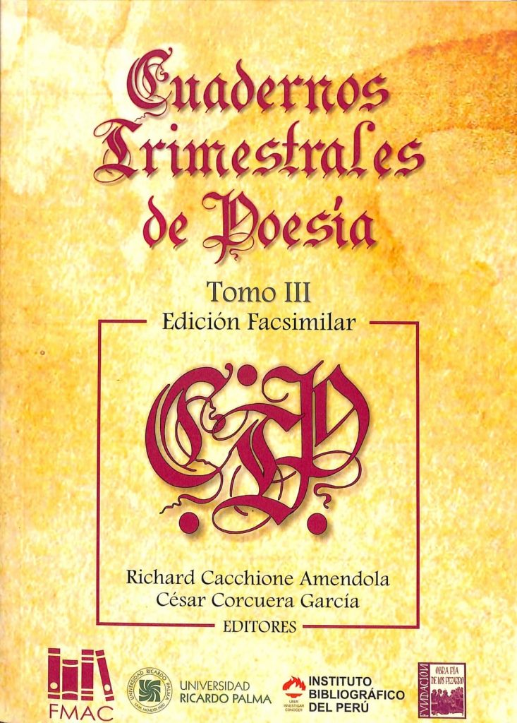 Cuadernos trimestrales de poesía Tomo III