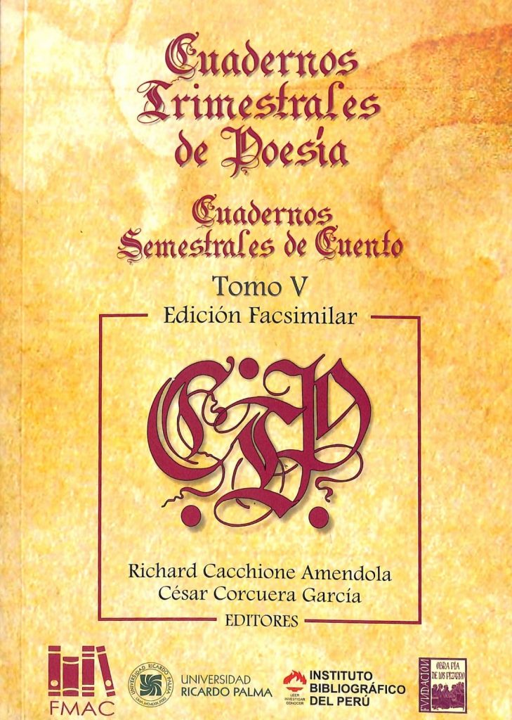 Cuadernos trimestrales de poesía Tomo V