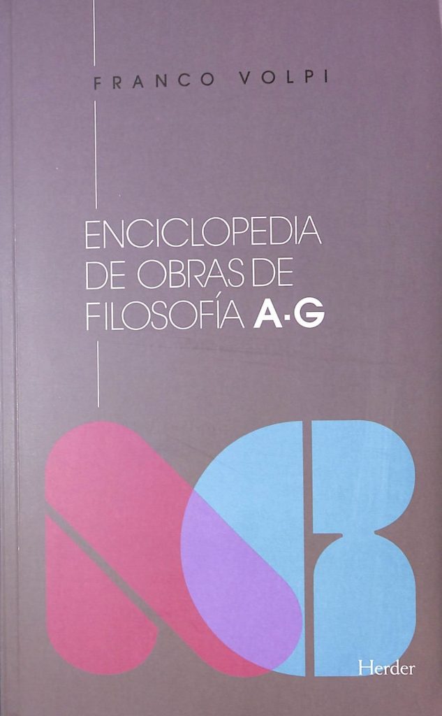 Enciclopedia de obras de filosofía (Tomo I)