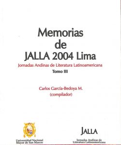 Memorias de Jalla 2004 Lima (tomo 3)