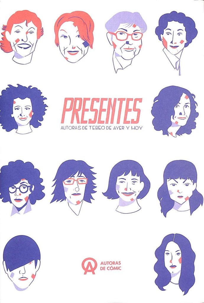 Presentes autoras de tebeo de ayer y hoy.