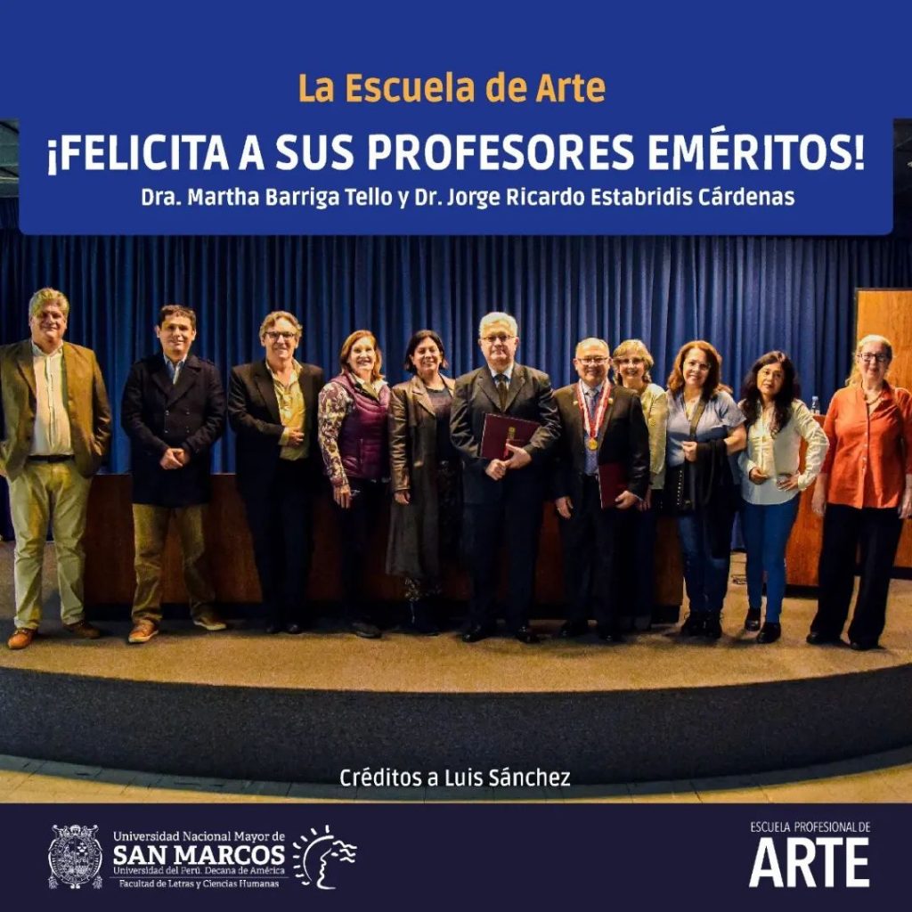 Docentes eméritos: Dra. Martha Barriga y el Dr. Ricardo Estabridis