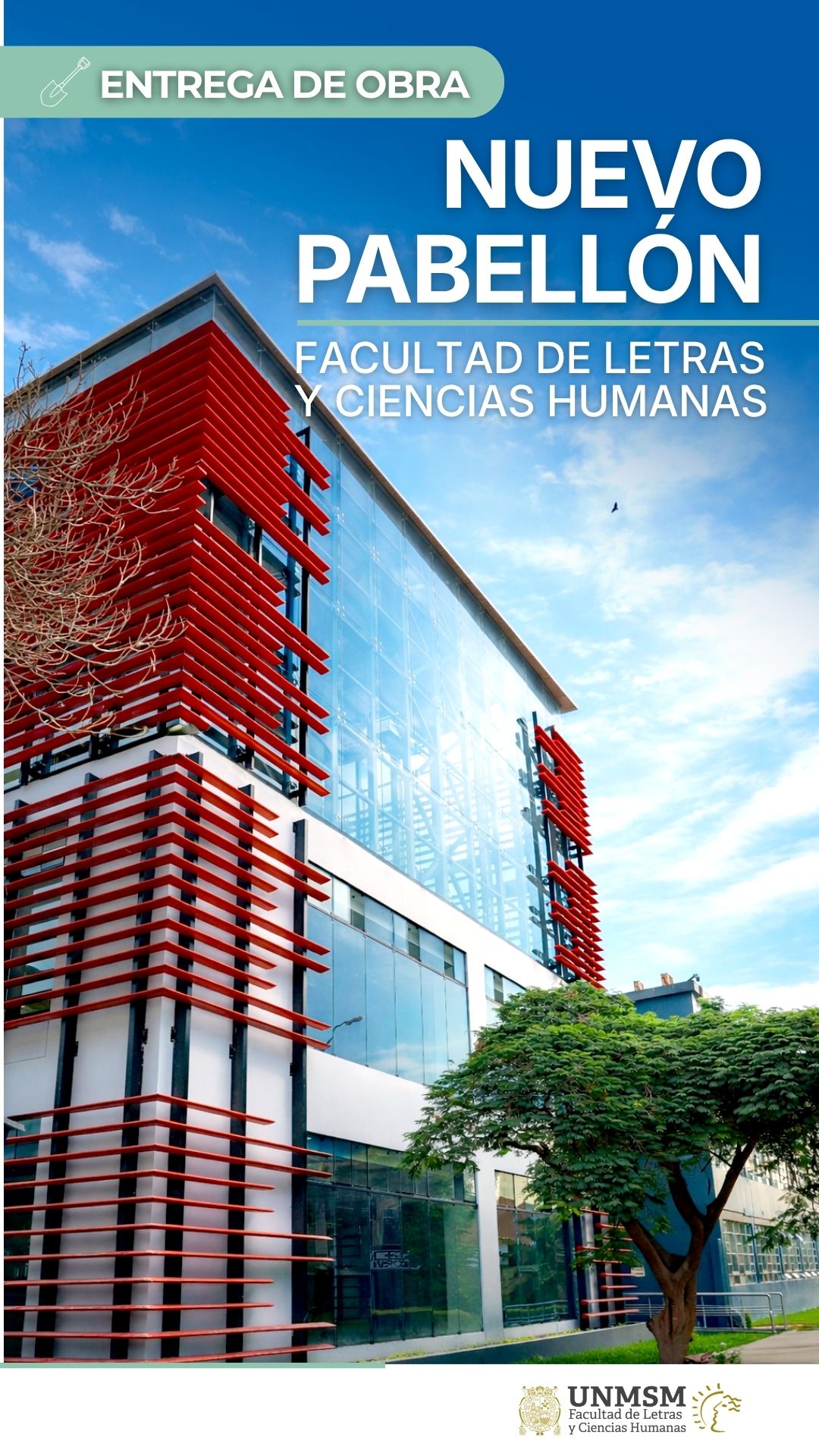 Facultad de Letras recibe oficialmente su nuevo pabellón con modernos ambientes para la comunidad