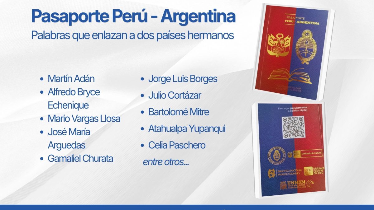 Presentan Pasaporte Perú – Argentina, publicación que contó con la participación de la FLCH