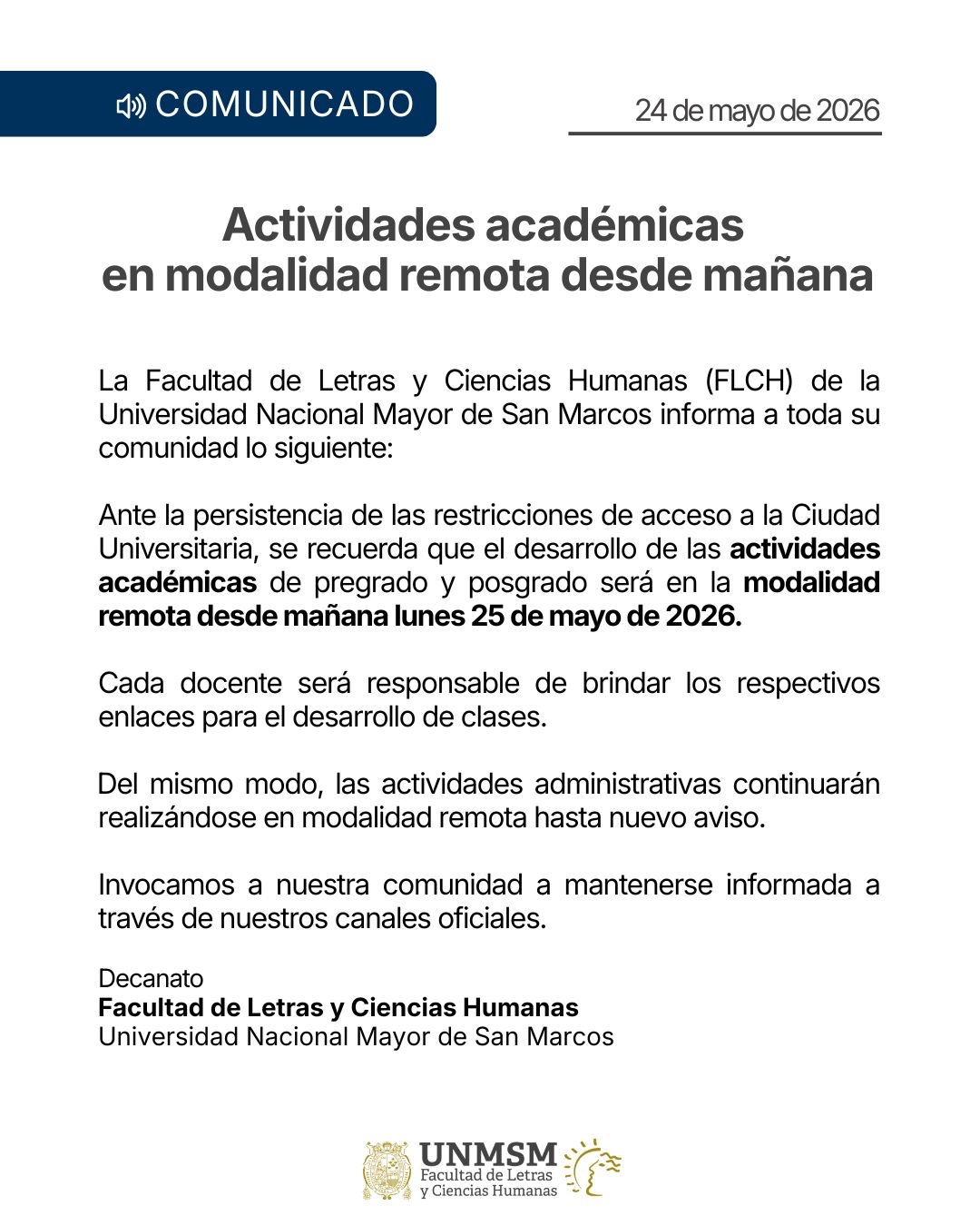 Ampliación de plazo para rectificación de matrícula
