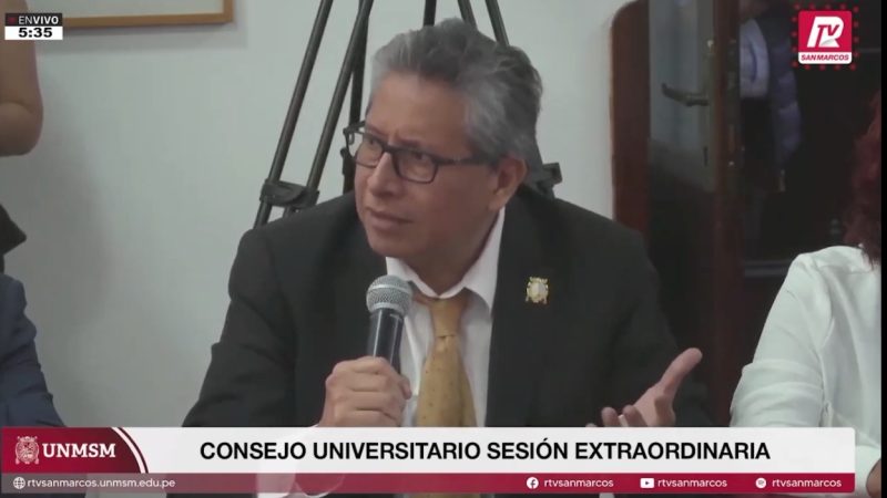 Decano Marcel Velázquez propone revisar valla electoral en San Marcos y llama al diálogo