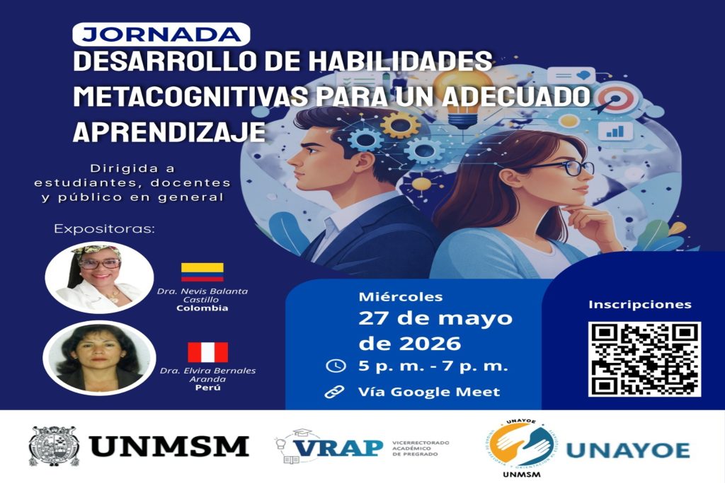 DIFUSIÓN DE JORNADA “DESARROLLO DE HABILIDADES METACOGNITIVAS PARA UN ADECUADO APRENDIZAJE”