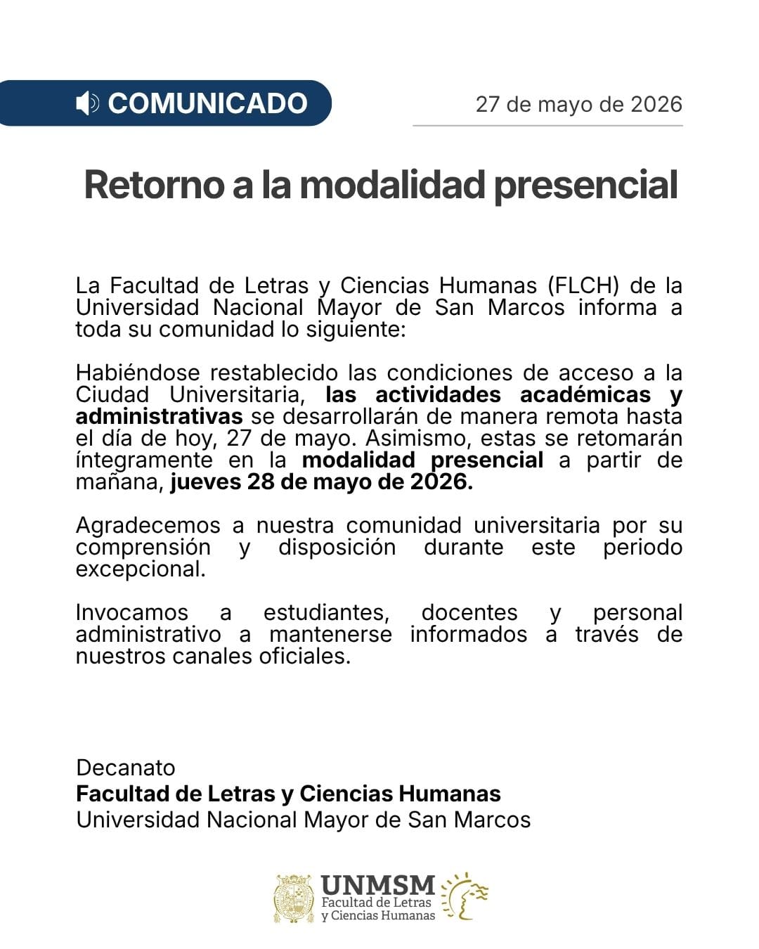 Ampliación de plazo para rectificación de matrícula