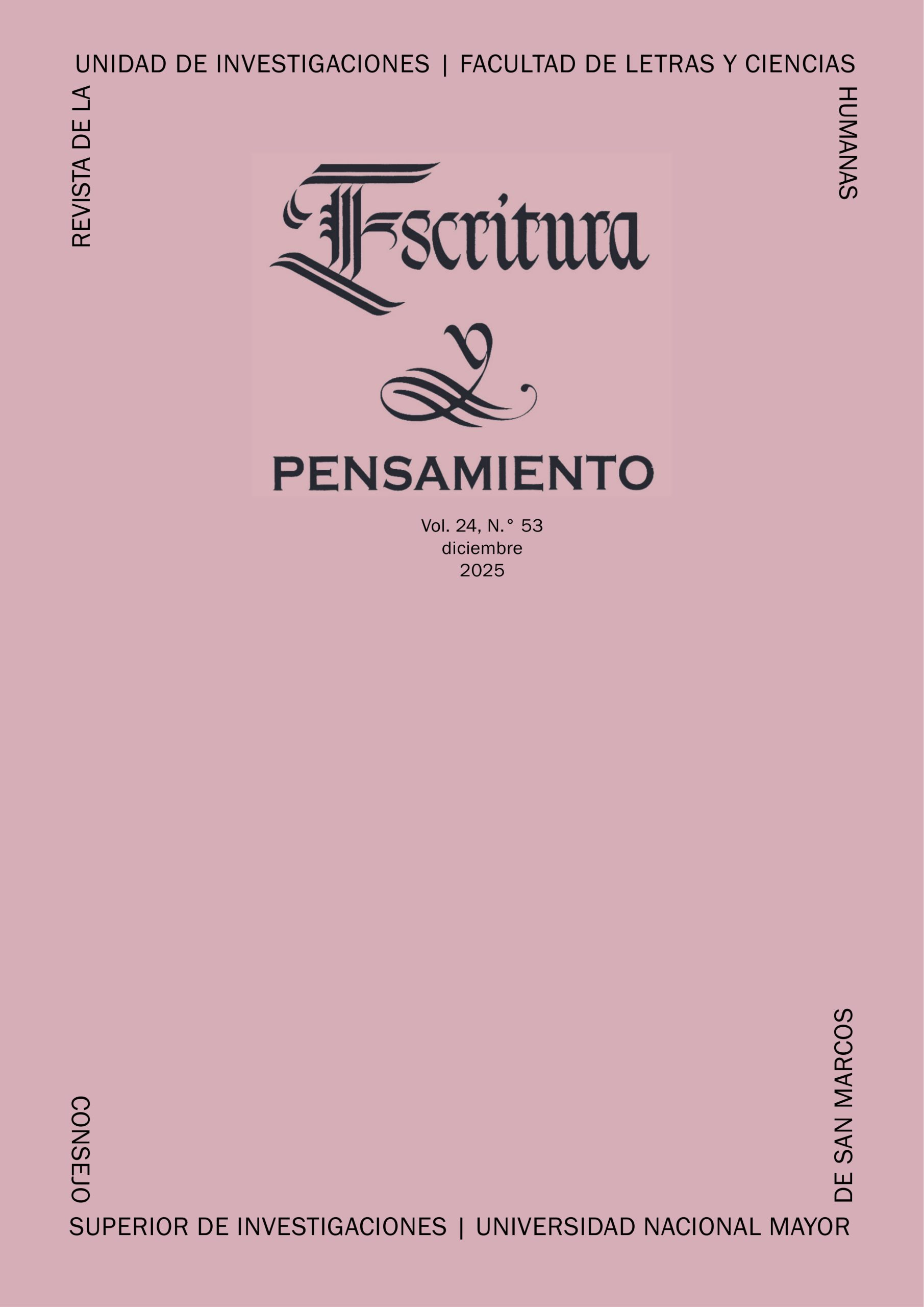 Portada de Escritura y Pensamiento