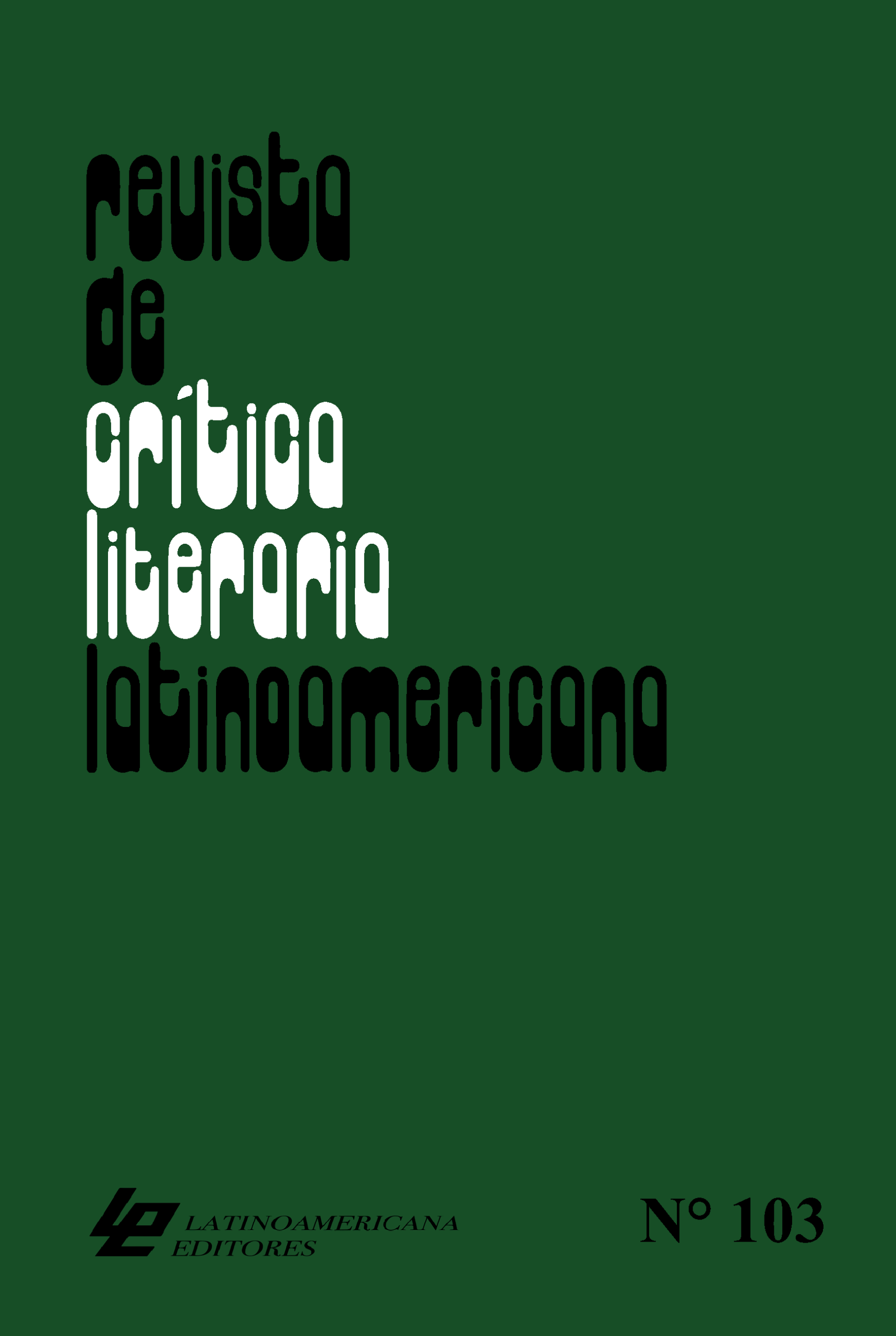Portada de Crítica Literaria Latinoamericana